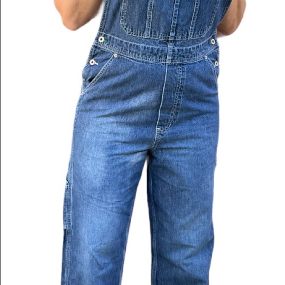 Sold on Depop for asking price! Vintage Y2K overalls - Picture 4 of 6
